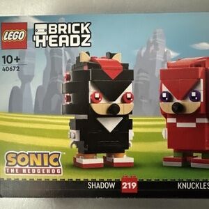 LEGO BrickHeadz "Sonic the Hedgehog Shadow & Knuckles" 40672 UNOPENED.